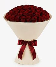 Букет 101 Бордовая роза Блэк Бакарра в Лакинске