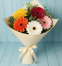 Букет цветов из:  Герберы в Лакинске