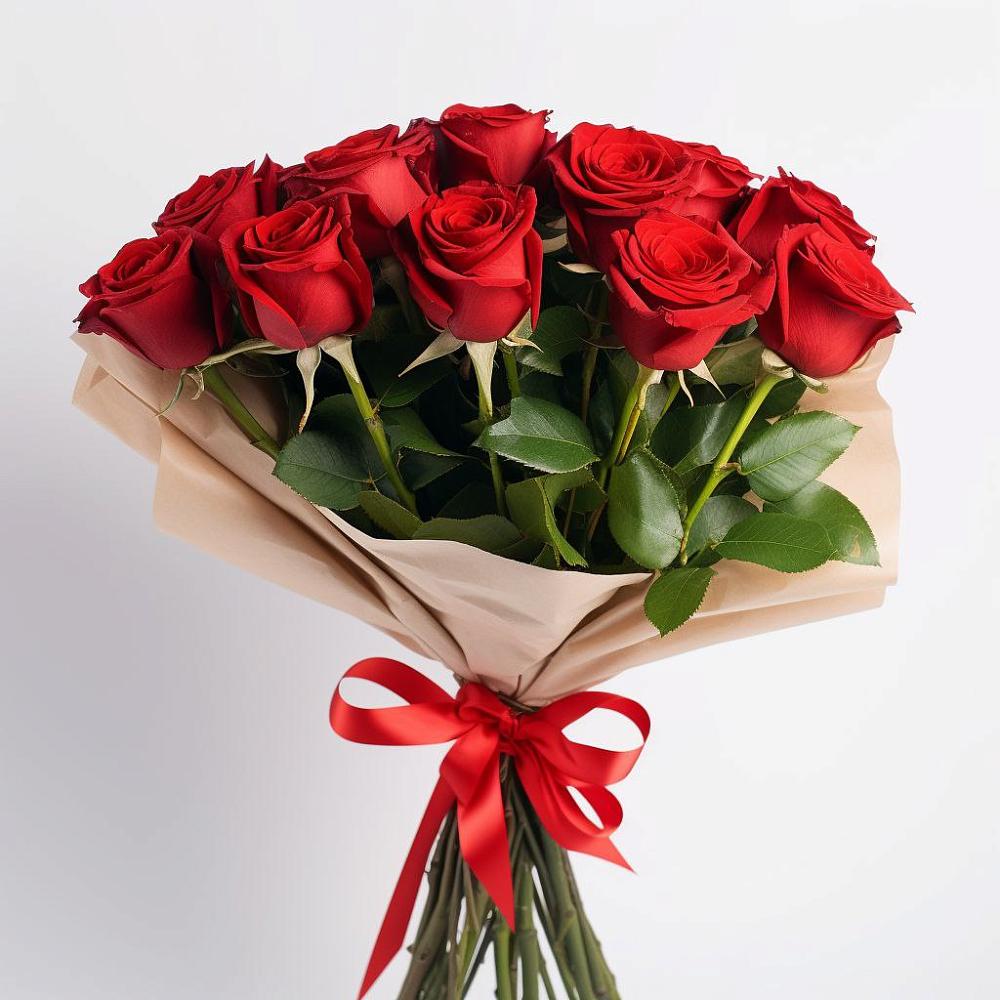 Букет 11 Красных роз Эдлесс Лав в Лакинске